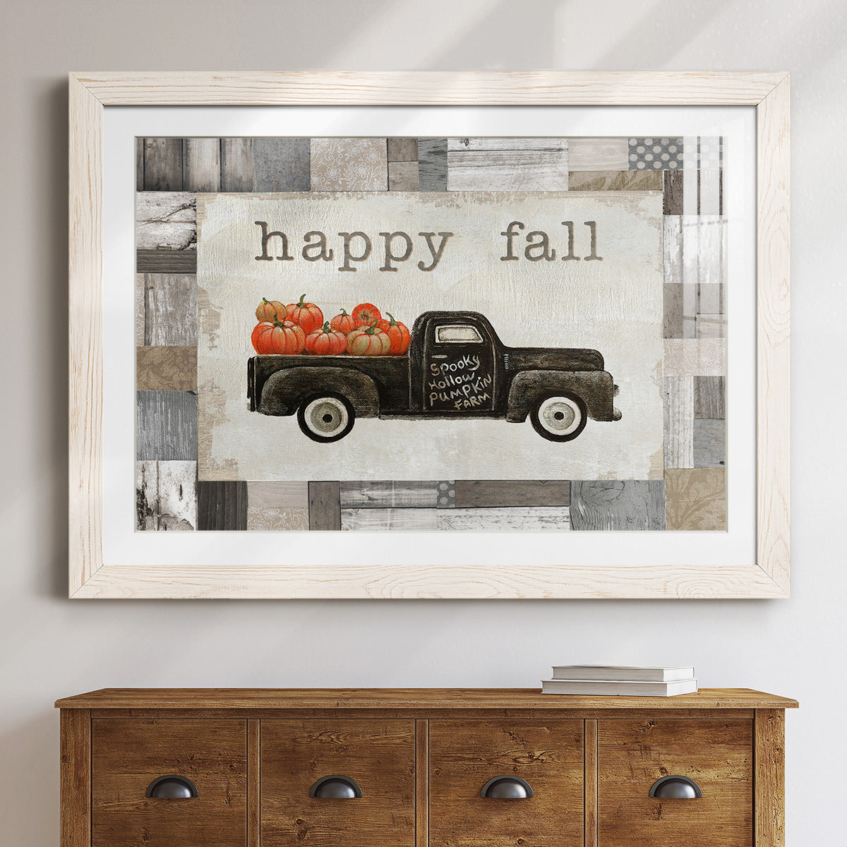 Spooky Hollow Farm - Barnwood Framed Art Print