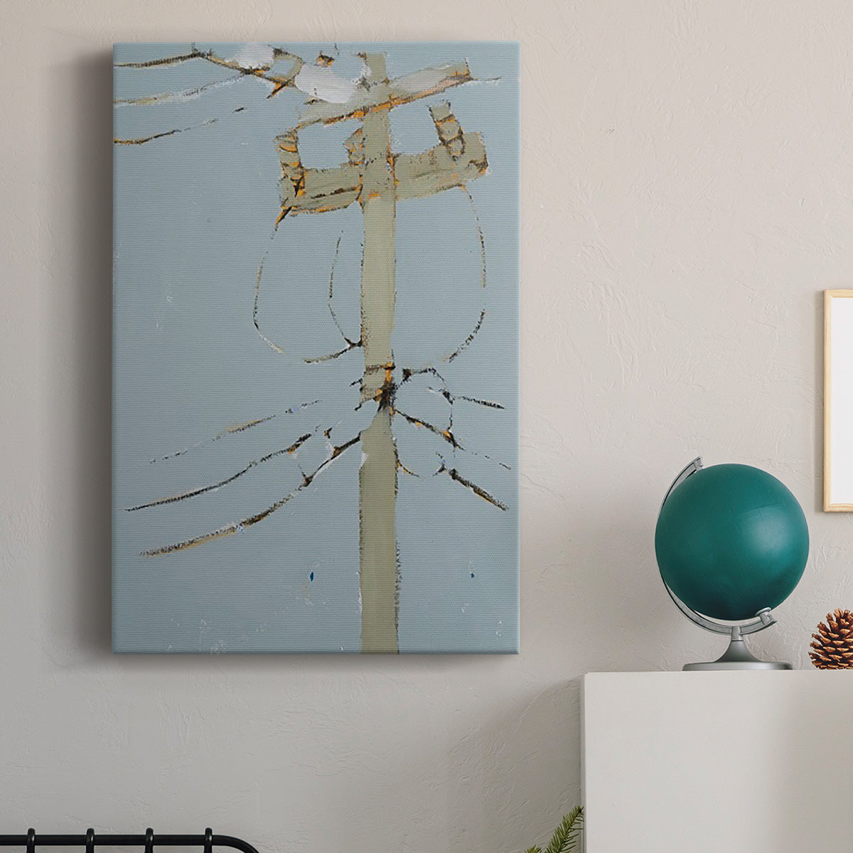 Wires V Premium Gallery Wrapped Canvas - Ready to Hang