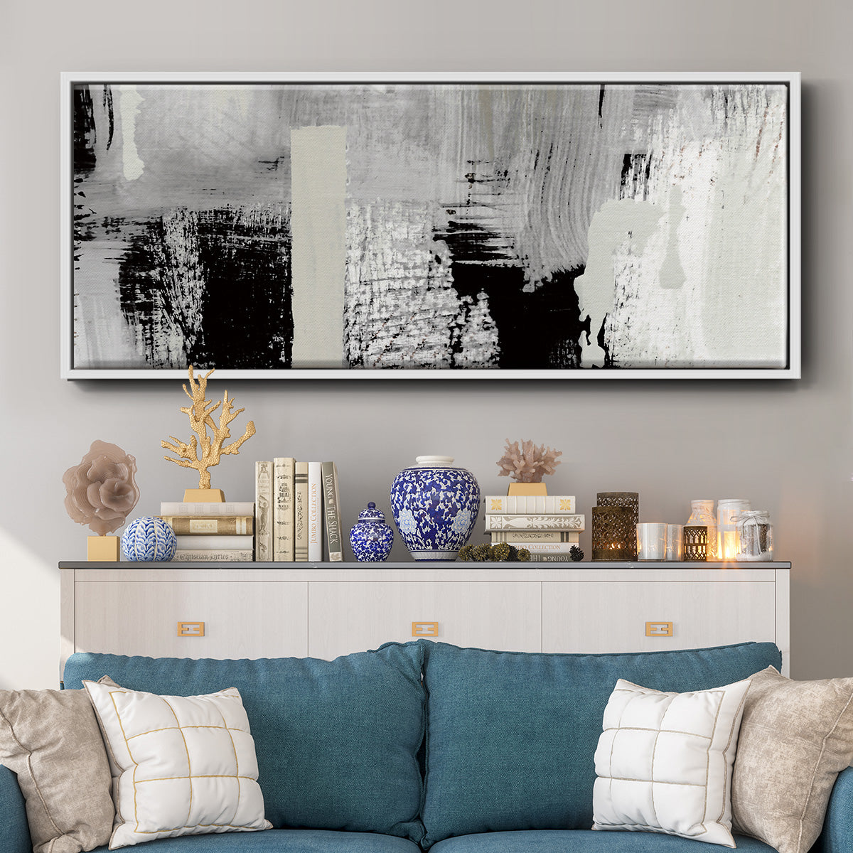 The Beginning of Summer - Floater Framed Canvas Print