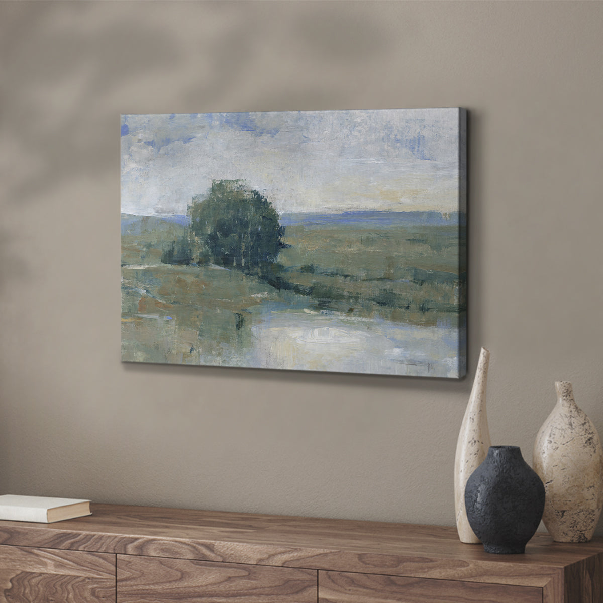 Riverbank Impression I - Canvas Art Print