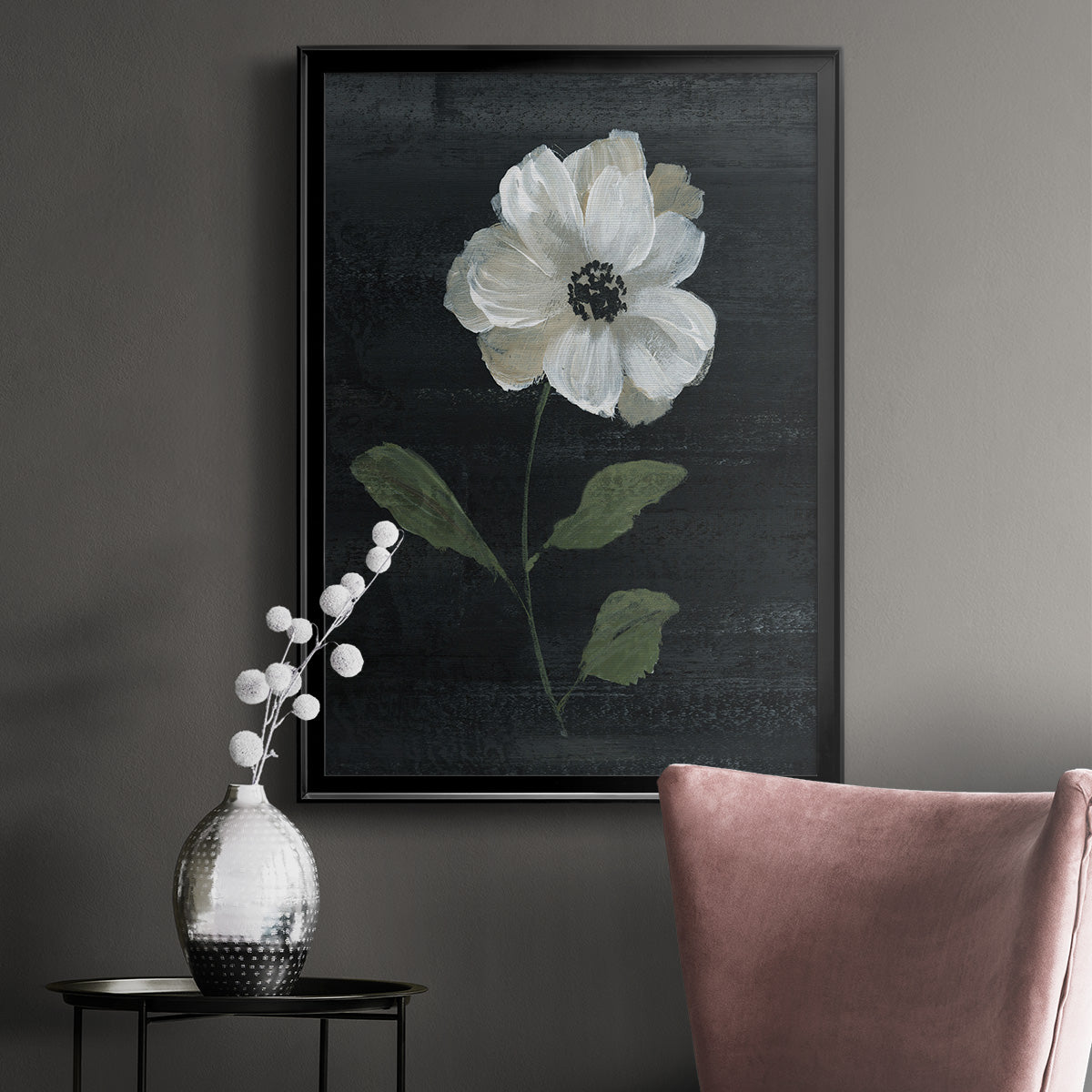 Country Botanical I - Modern Framed Canvas Print