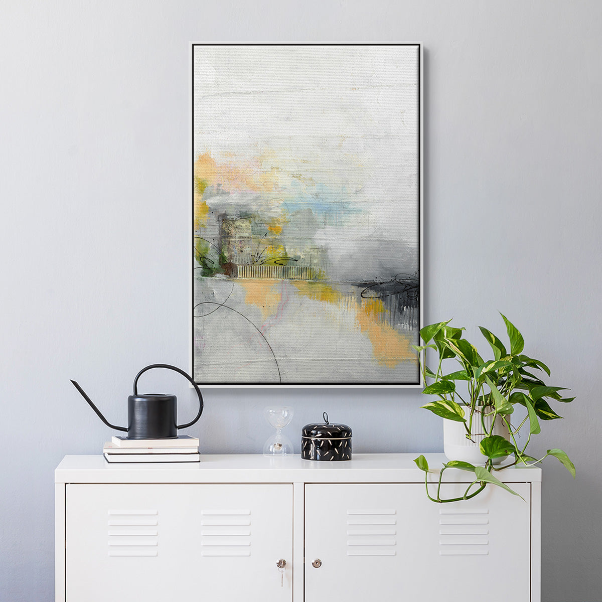 A Place Of My Own - Floater Framed Canvas Print