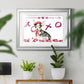 Puppy Valentine Collection A - Modern Framed Art Print