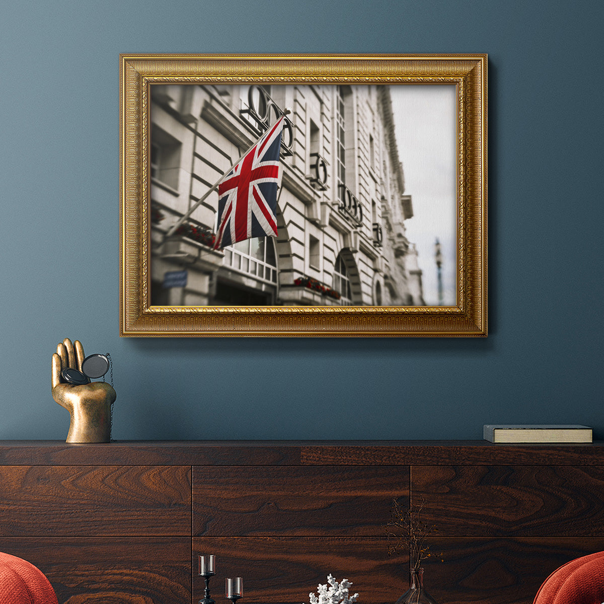 London Scene II Premium Framed Canvas- Ready to Hang