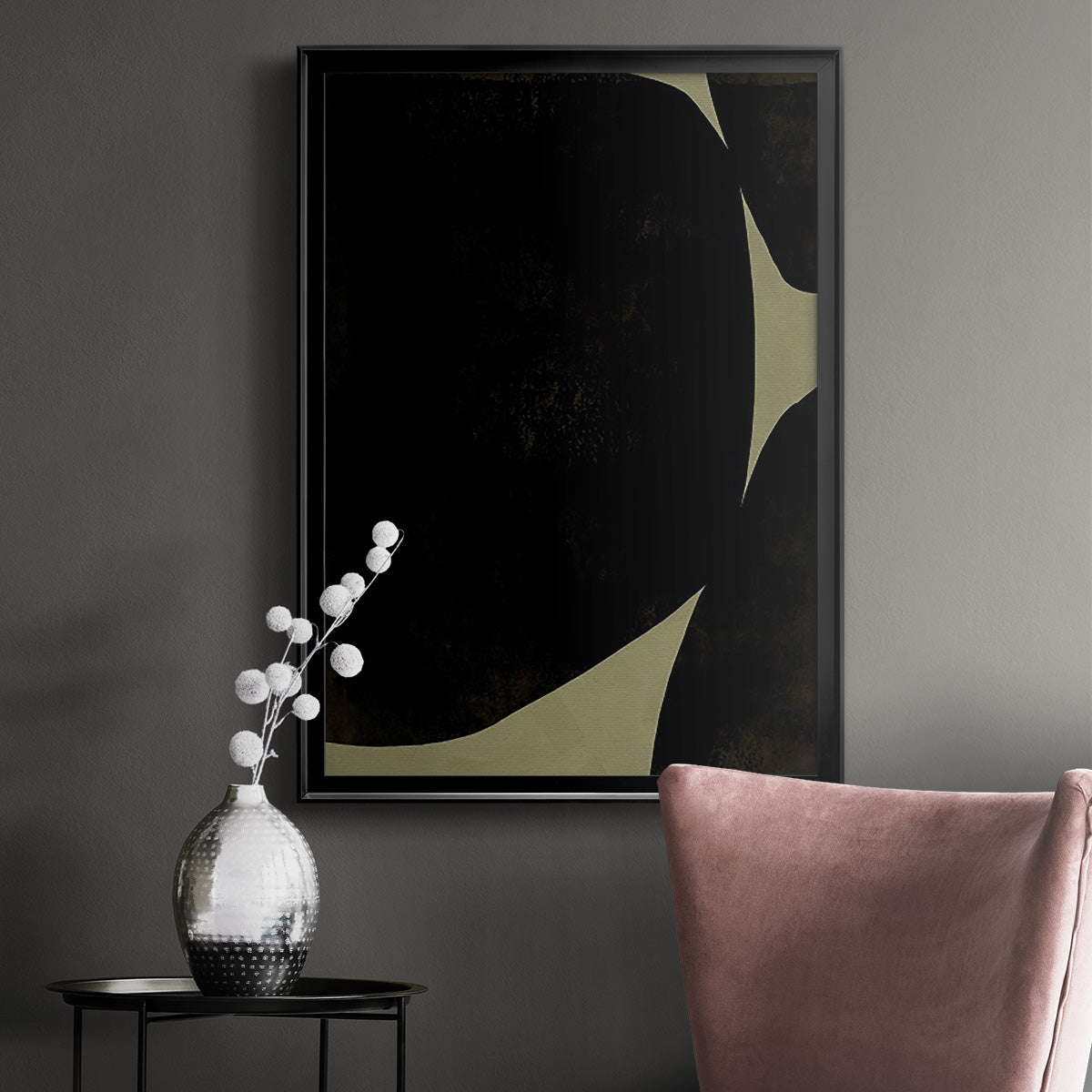 Heirloom Orbs I - Modern Framed Canvas Print