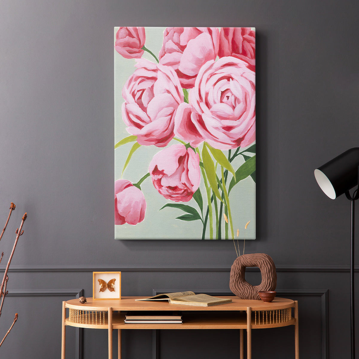 This Year's Peonies I - Canvas Art Print