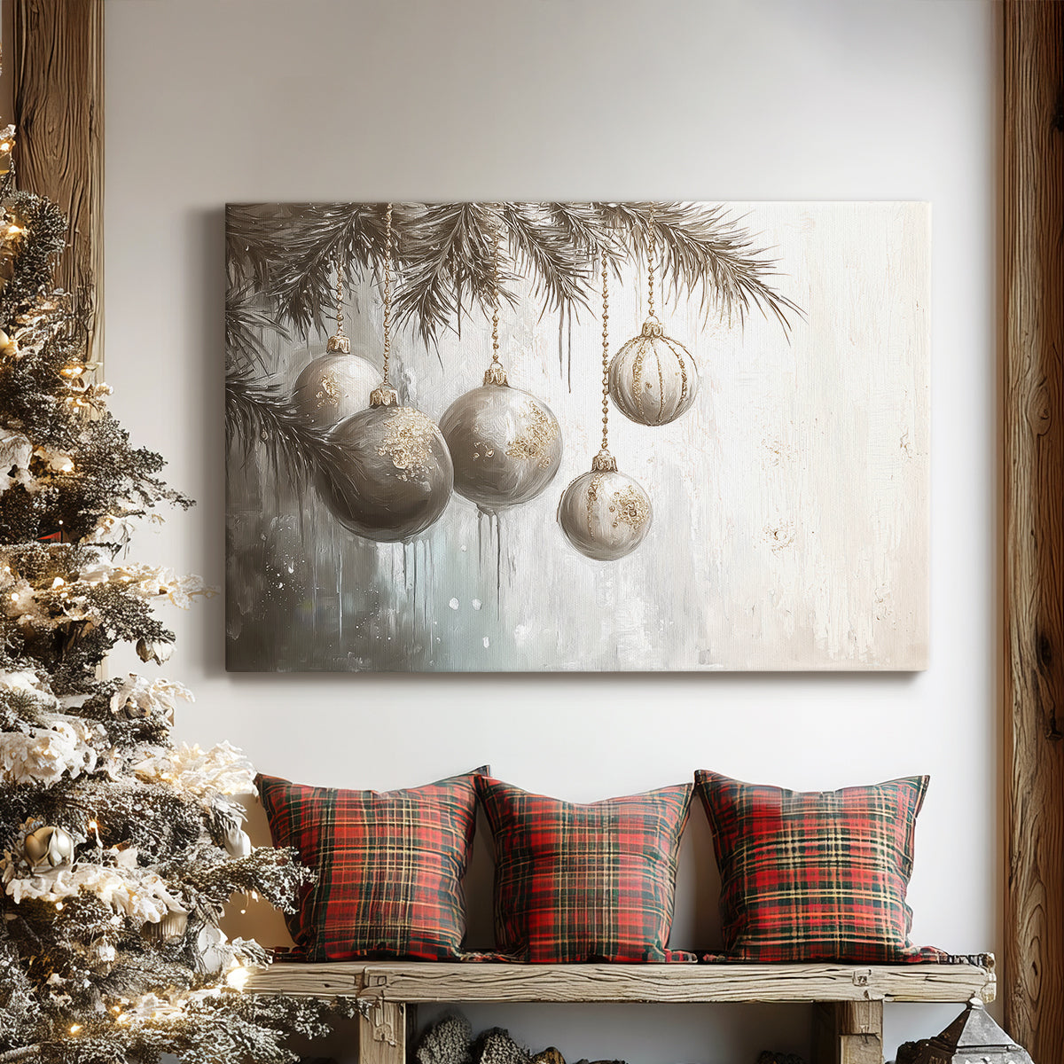 Manger of Silver Blessing - Canvas Art Print