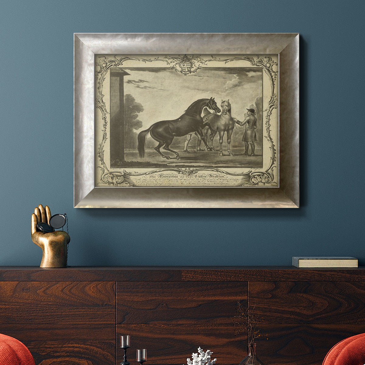 Distinguished Horses III Premium Framed Canvas- Ready to Hang