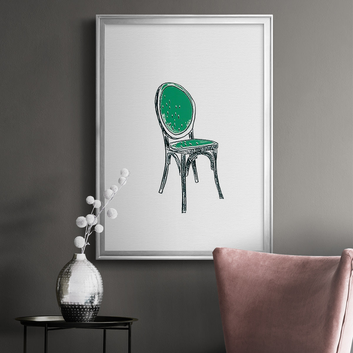 Take a Seat VIII - Modern Framed Canvas Print