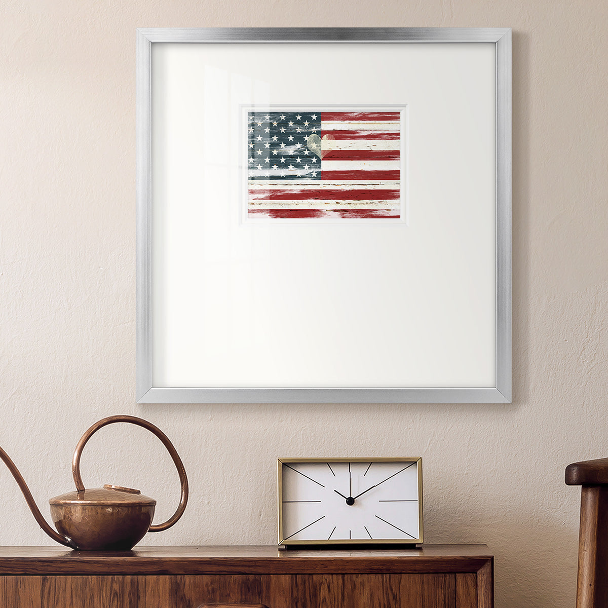 Heart of America Premium Framed Print Double Matboard