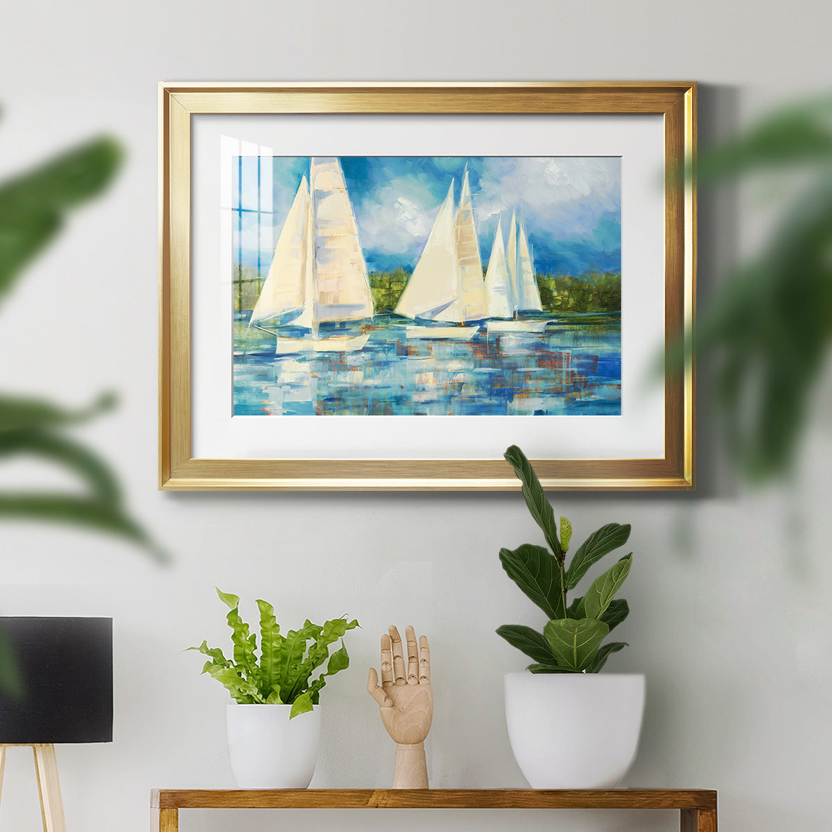 Clear Sailing Premium Framed Print - Ready to Hang