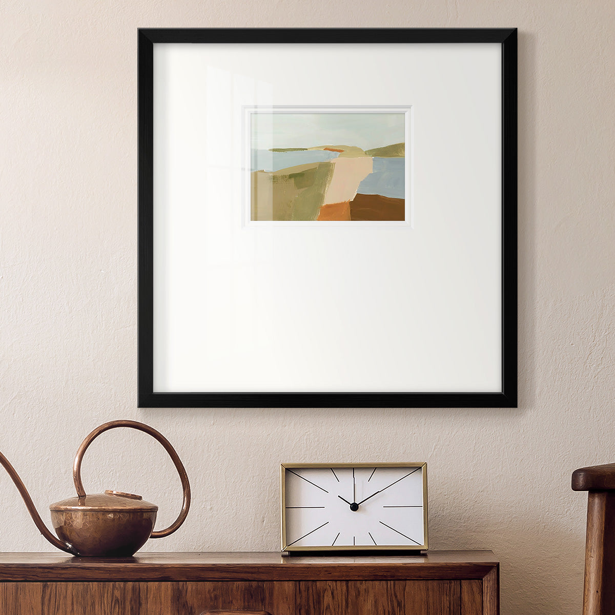 Stacked Landscape II Premium Framed Print Double Matboard