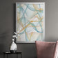 Curves and Waves IV - Modern Framed Canvas Print
