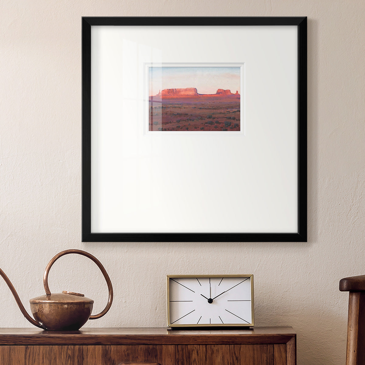 Red Rocks at Dusk I Premium Framed Print Double Matboard