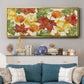 Autumn Leaves - Floater Framed Canvas Print