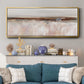 Guilded Field - Floater Framed Canvas Print