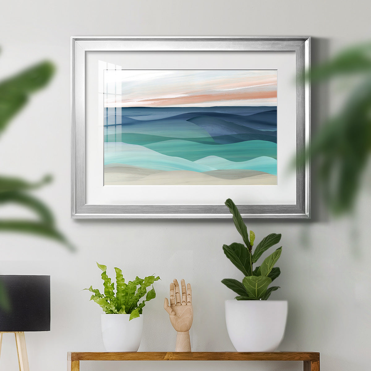 Shifting Seas Premium Framed Print - Ready to Hang