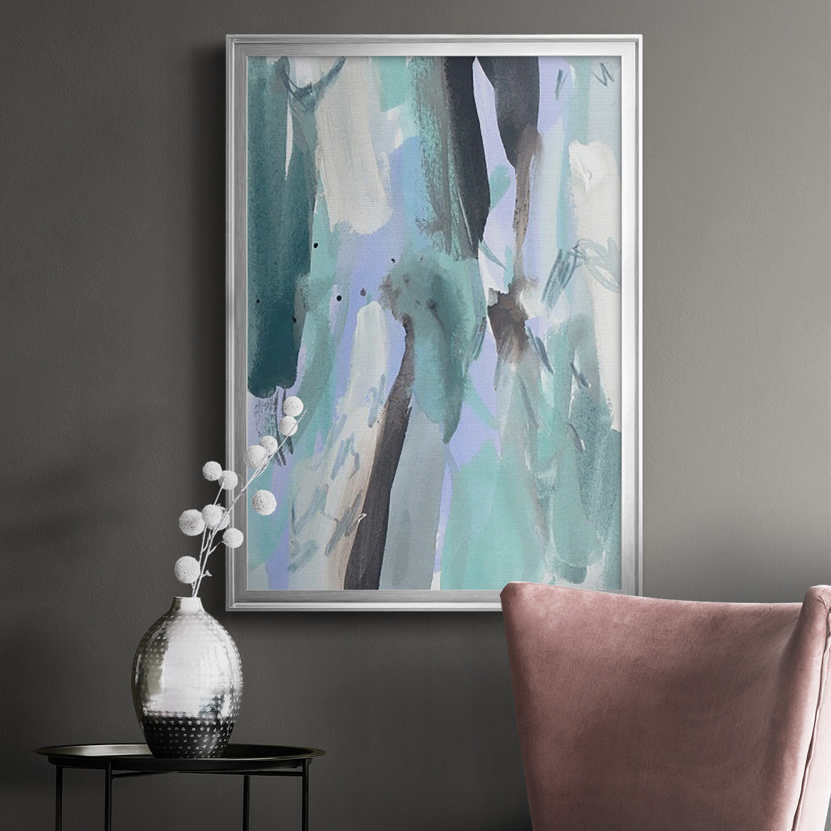 Ocean Crush VI - Modern Framed Canvas Print