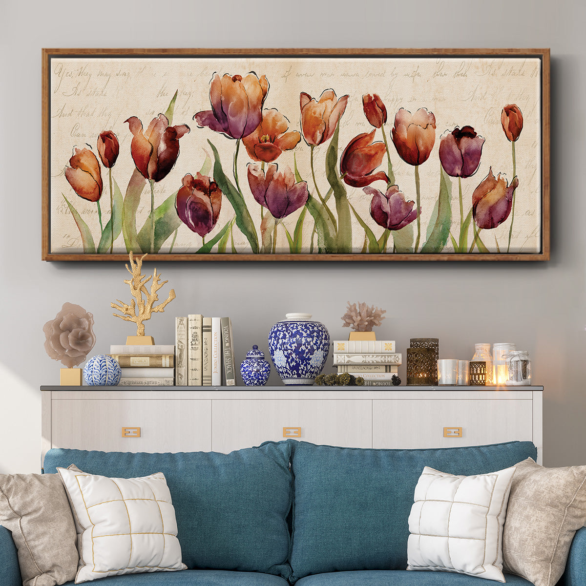 Bow to Summer II - Floater Framed Canvas Print