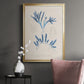 Blue Marine Algae I - Modern Framed Canvas Print