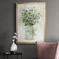 Delicate Greenery II - Modern Framed Canvas Print