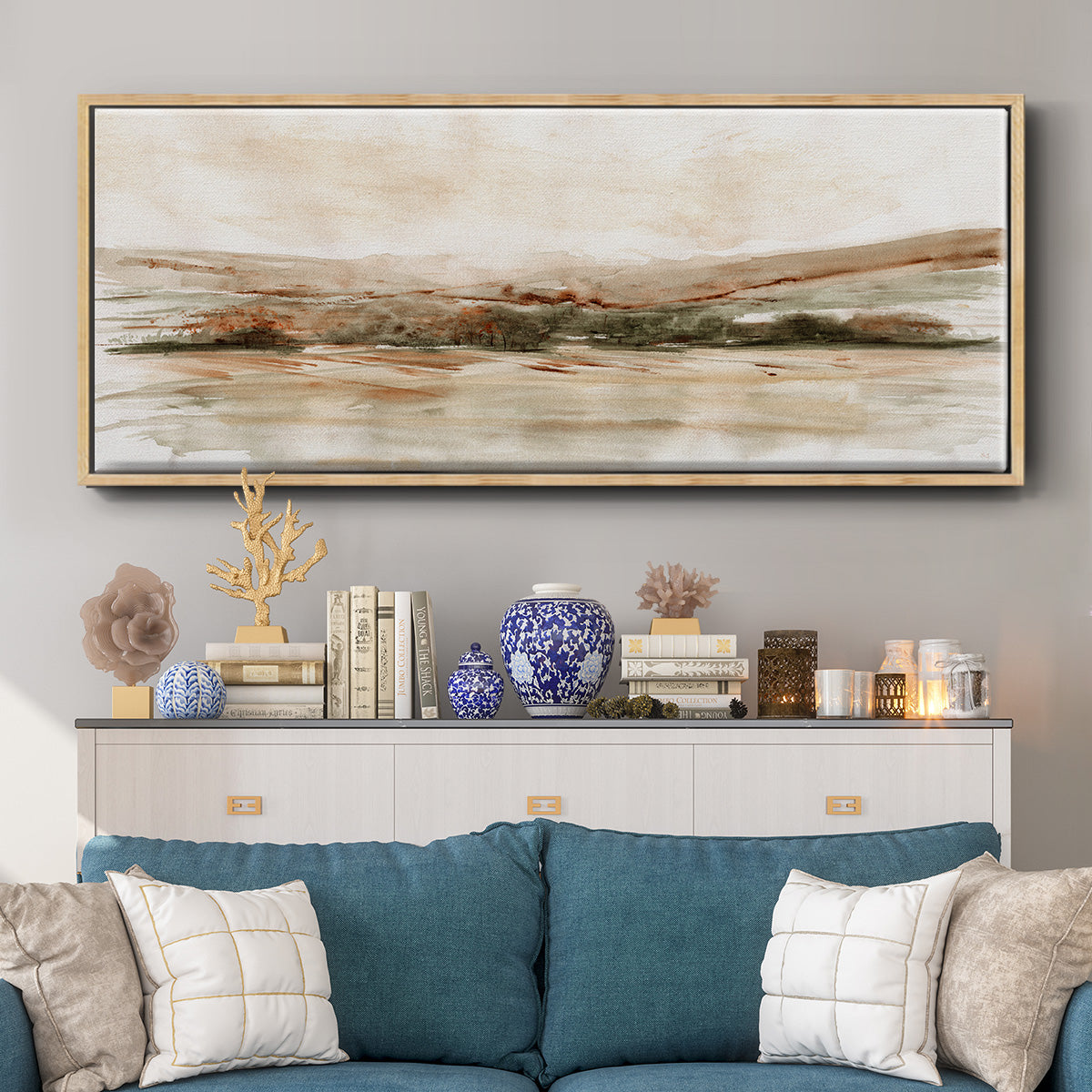 Fall Beech Mountain - Floater Framed Canvas Print