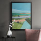 Bright Colored Countryside I - Modern Framed Canvas Print