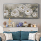 Cottage Roses - Floater Framed Canvas Print