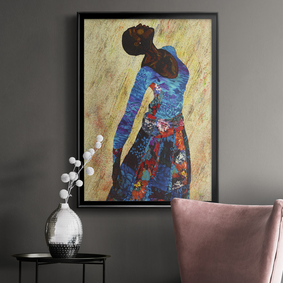 Woman Strong IV - Modern Framed Canvas Print