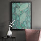 Blue Orbs II - Modern Framed Canvas Print