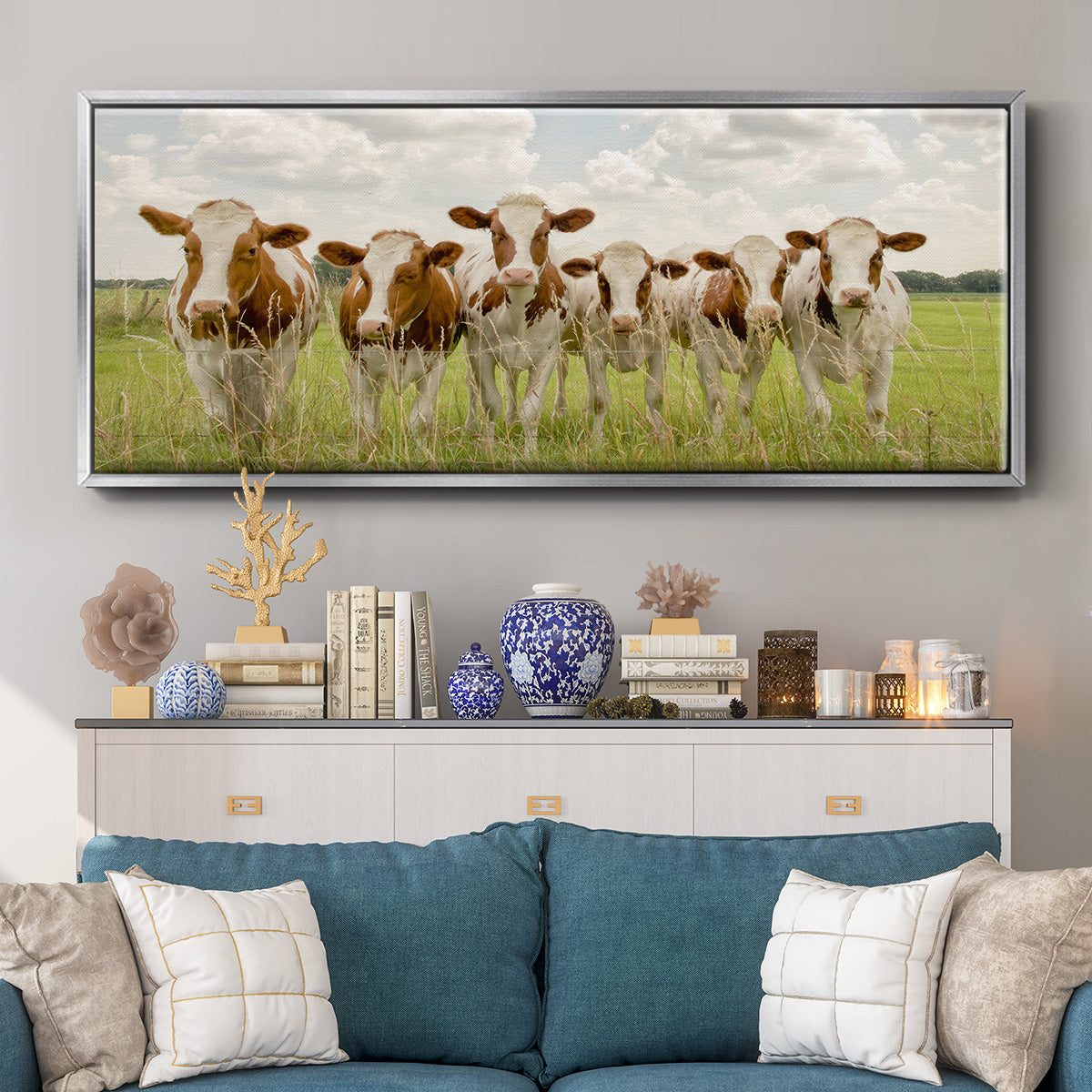 The F Side - Floater Framed Canvas Print