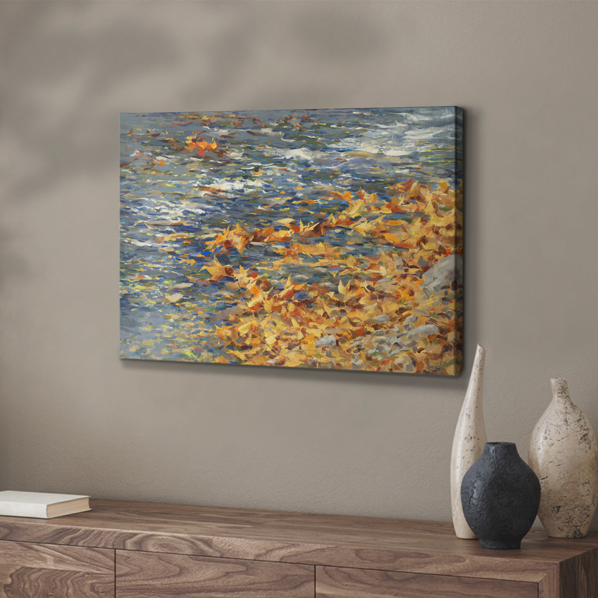 Autumn Creek - Canvas Art Print