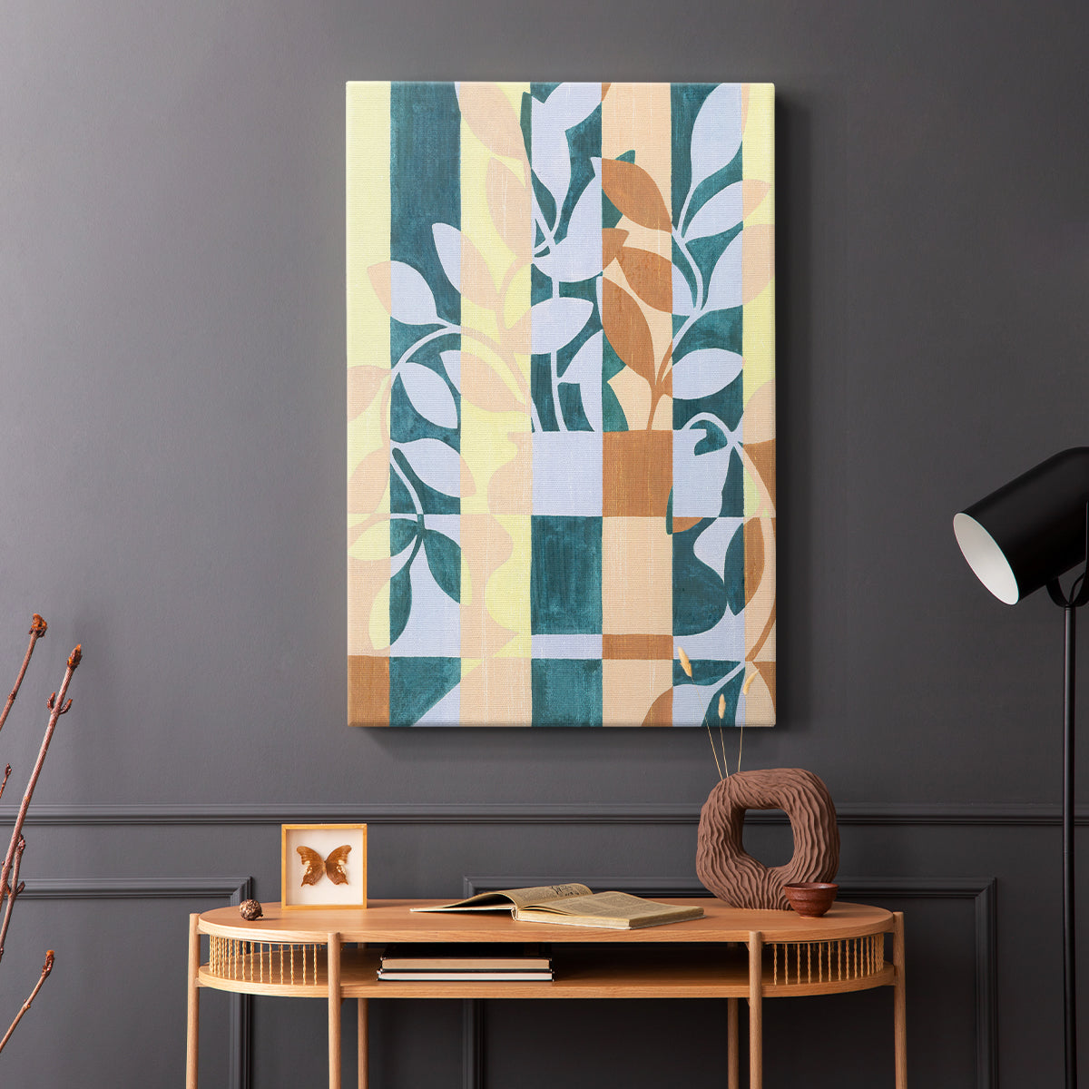 Checkered Cutting I - Canvas Art Print