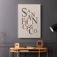 Neutral City Center Type II - Canvas Art Print