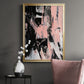 Black & Blush II - Modern Framed Canvas Print