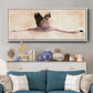 Touching Down II - Floater Framed Canvas Print
