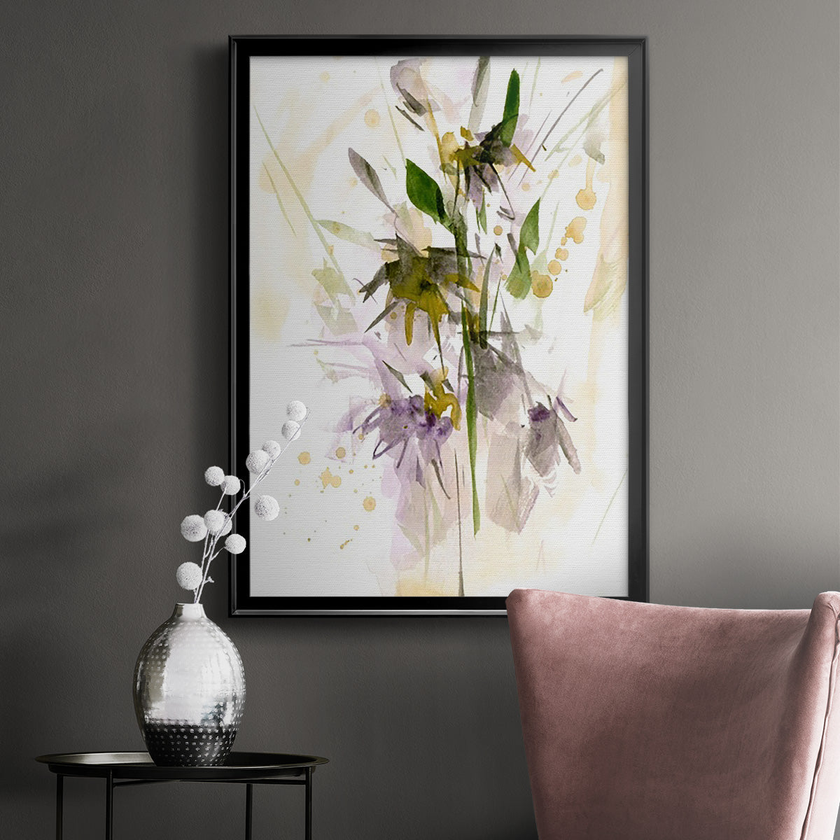 After Rain I - Modern Framed Canvas Print