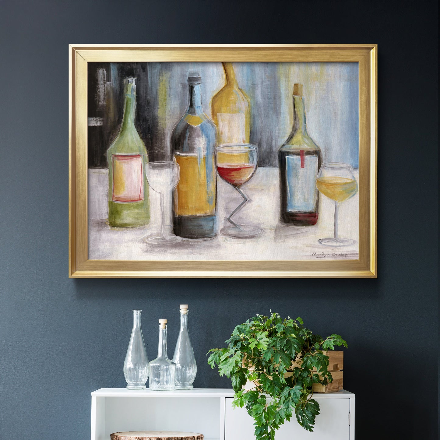 Wine Tasting Premium Classic Framed Canvas - Ready to Hang