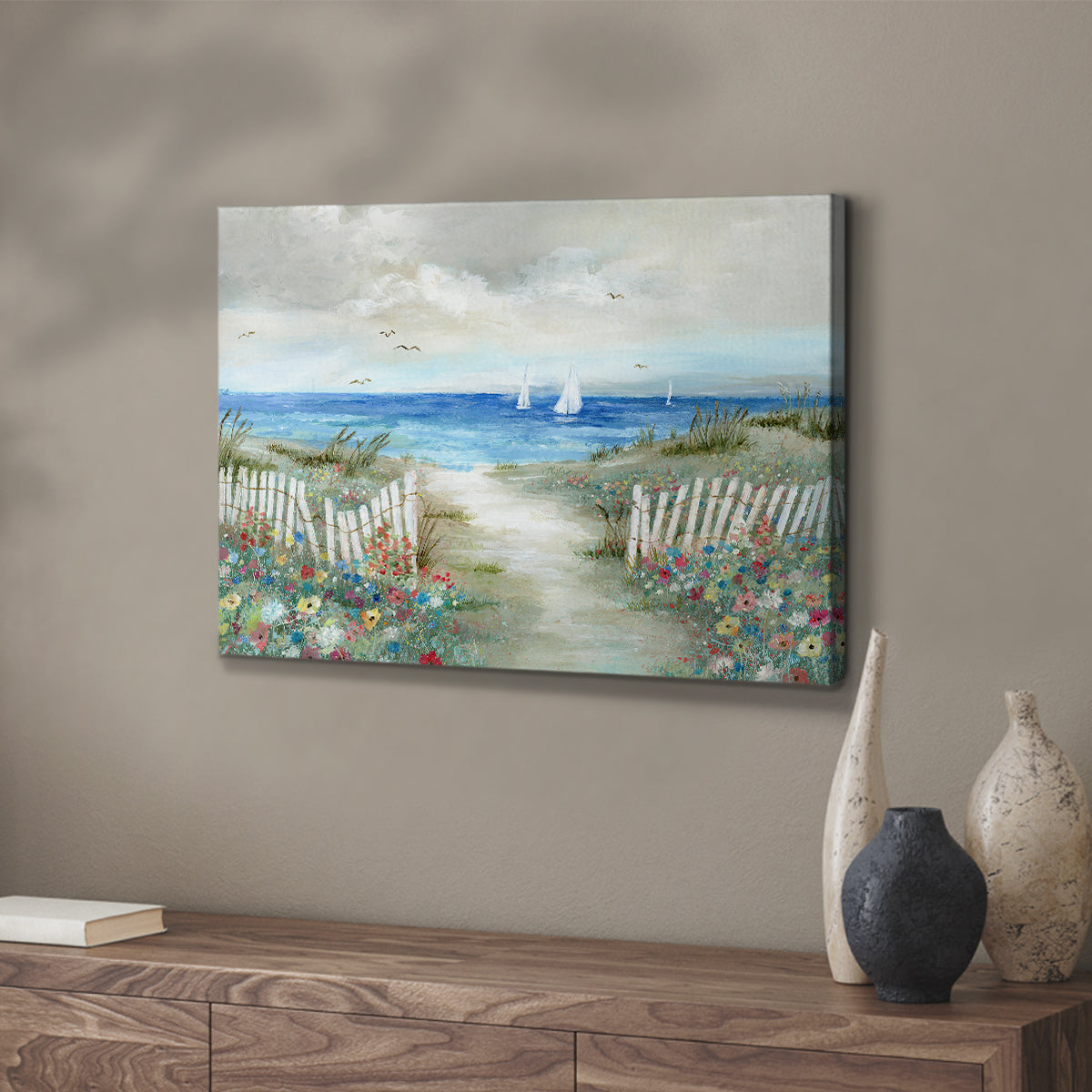 Coastal Garden - Canvas Art Print