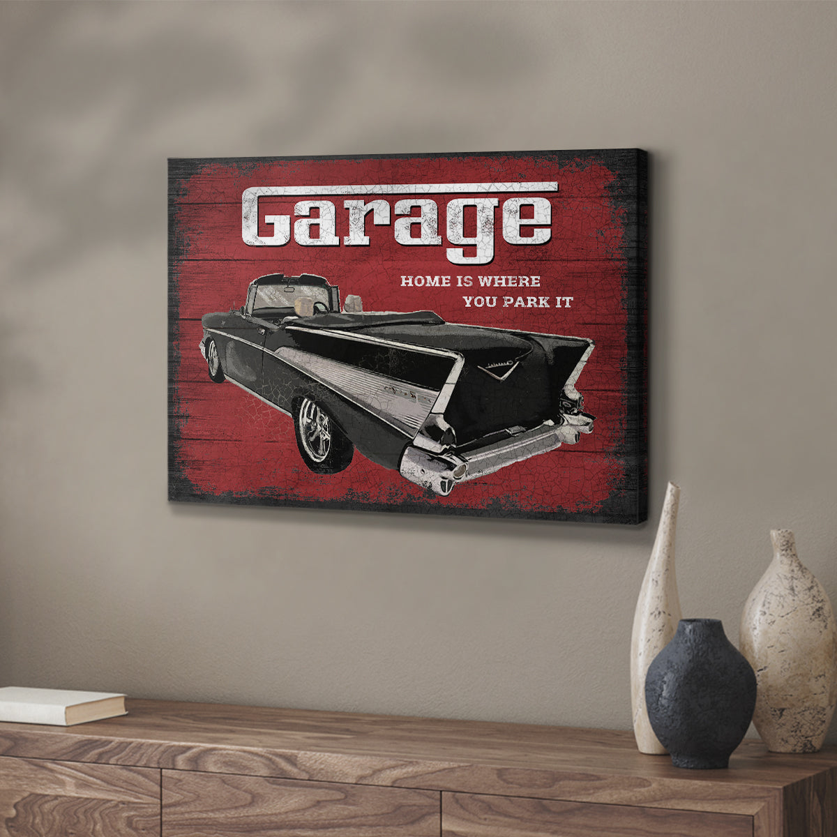 The Garage - Canvas Art Print