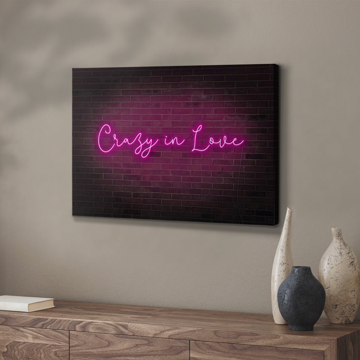 Neon Love II - Canvas Art Print