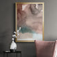 Red Ochre Abstract I - Modern Framed Canvas Print