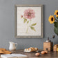 Soft Peony - Premium Canvas Framed in Barnwood - Ready to Hang