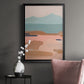 Desert Sunrise II - Modern Framed Canvas Print