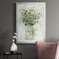 Delicate Greenery II - Modern Framed Canvas Print