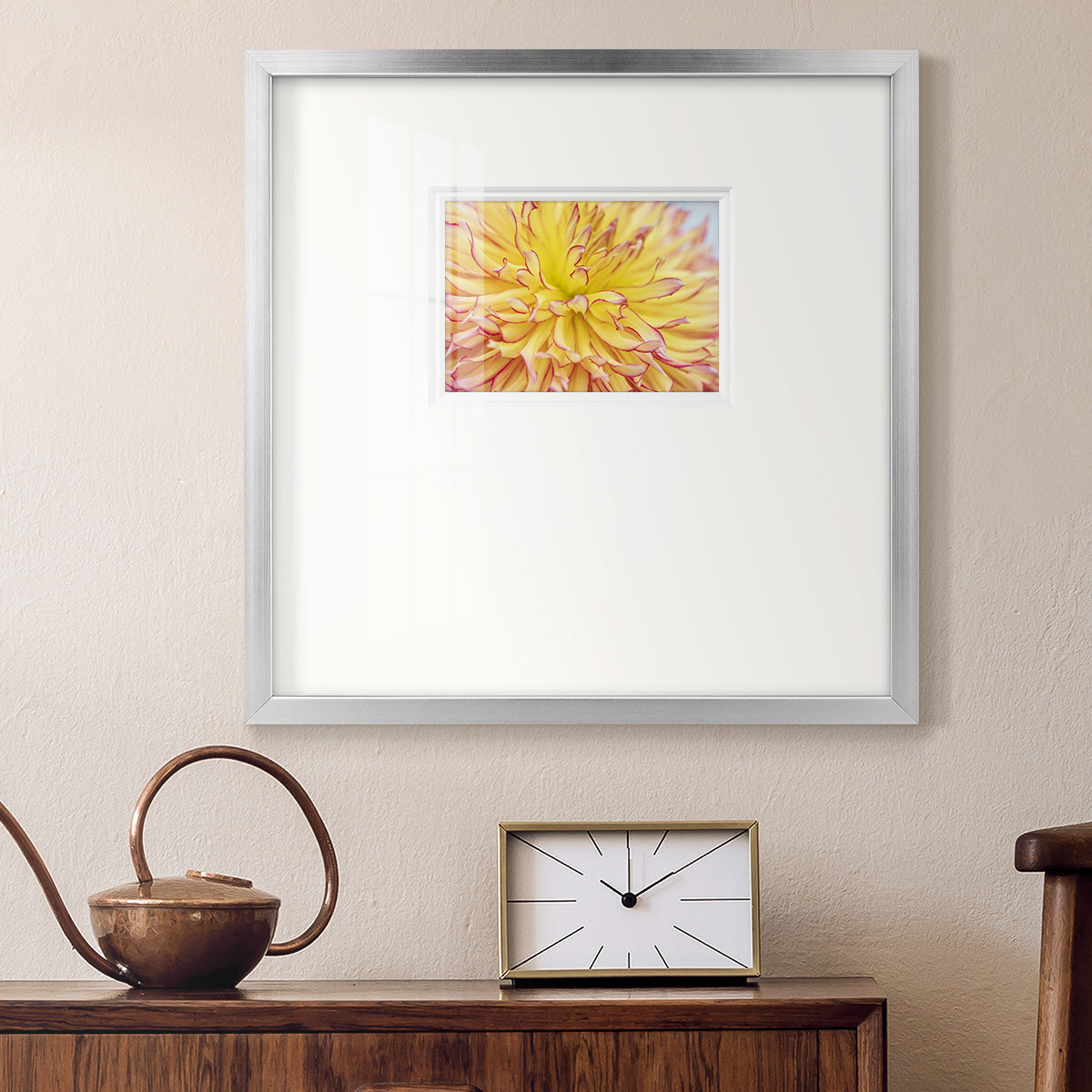 Blooms III Premium Framed Print Double Matboard