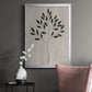 Leaves and Wood I - Modern Framed Canvas Print