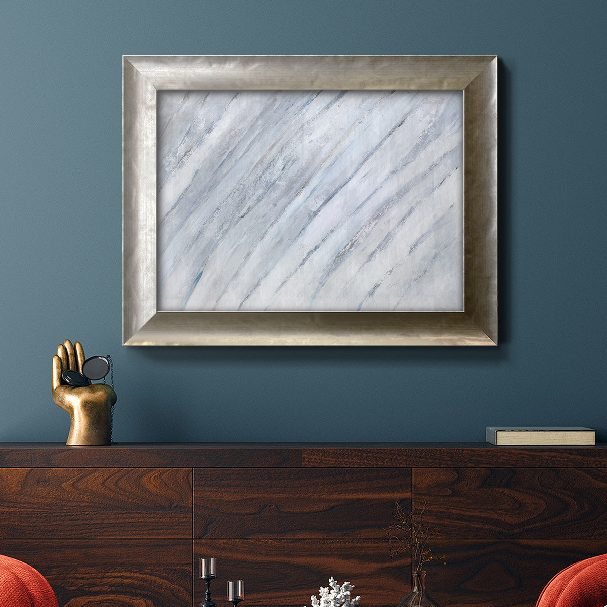 Soft Fronds I Premium Framed Canvas- Ready to Hang