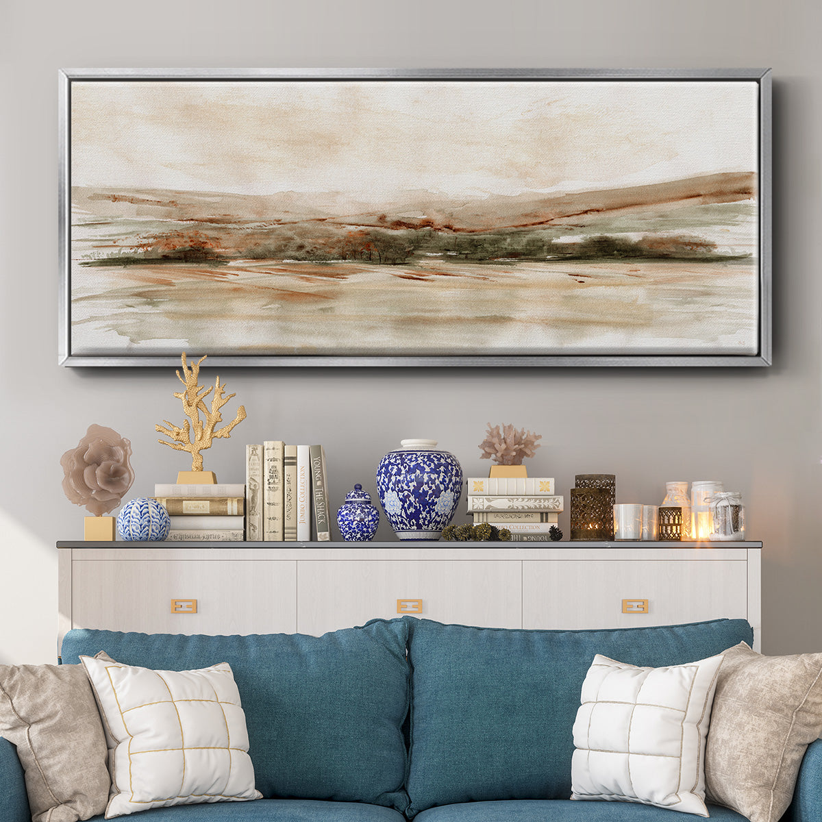 Fall Beech Mountain - Floater Framed Canvas Print