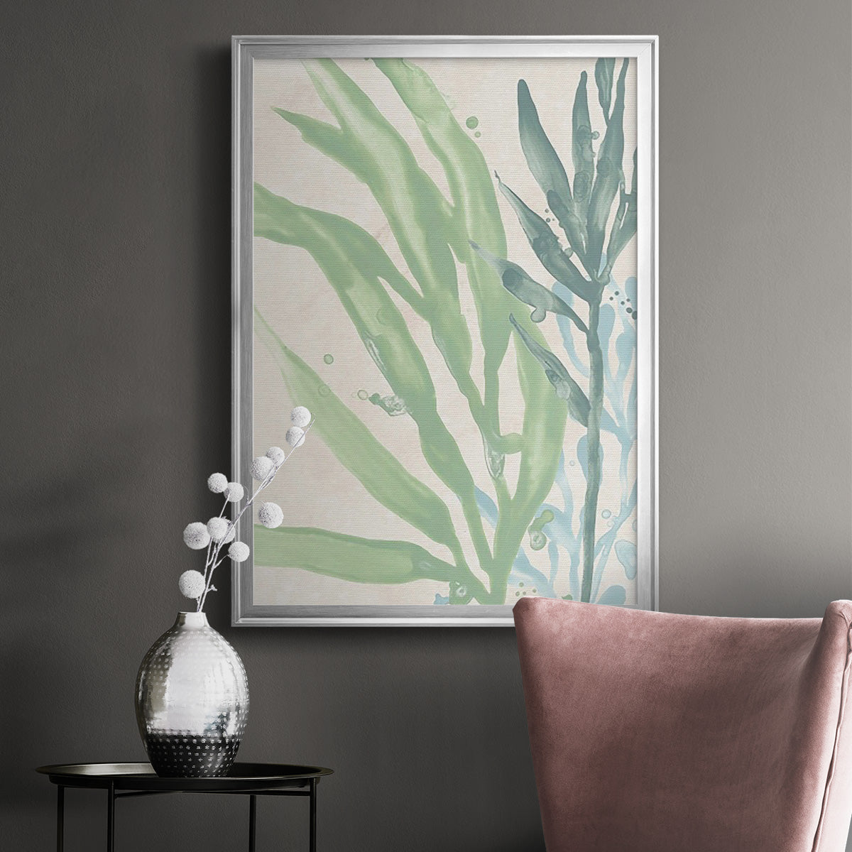 Swaying Seagrass IV - Modern Framed Canvas Print